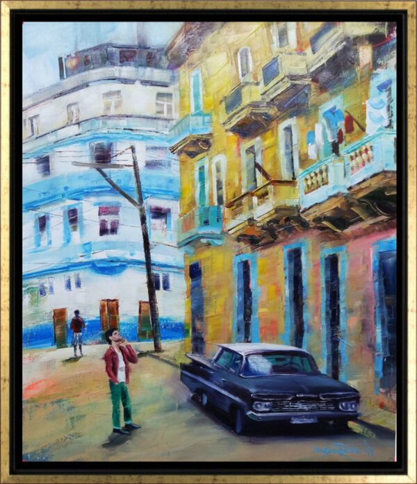 'Shout Out Loudly! Havana, Cuba', oil canvas, 50x60cm, 2017 - Image 5